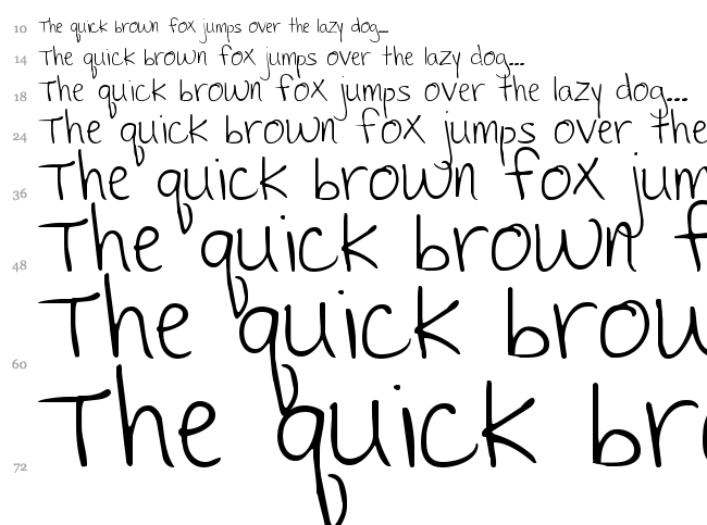 Cedarville Pnkfun 1 Print font waterfall